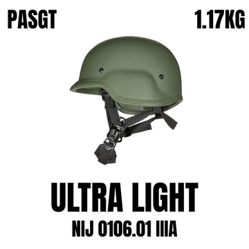 ULTRA LIGHT 1.17 kg PASGT M88 Tactical Ballistic UHMWPE Helmet With NIJ IIIA Bulletproof Protection