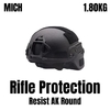 NIJ III MICH Ultra Light 1.80kg Ballistic Helmet - hight quality UHMWPE Tactical Protection on sale