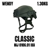 NIJ IIIA Wendy Ballistic Helmet - Kevlar Aramid Fiber Tactical Protection on sale