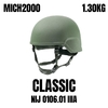 NIJ IIIA MICH 2000 Ballistic Helmet - Kevlar Aramid / UHMWPE Tactical Protection on sale