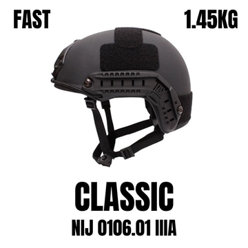 FAST Tactical Ballistic Kevlar Aramid / UHMWPE Helmet With NIJ IIIA Bulletproof Protection